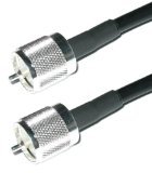 Times Microwave Coax UHF VHF HF with PL-259 Connectors Marine Radio, CB, or Ham Radio LMR-195 Antenna Cable - 20 ft