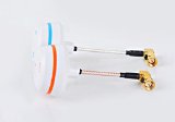 5.8G Circular Polarized Antenna Right Angle SMA Male for FPV Aerial Photo RC Airplane Helicopters