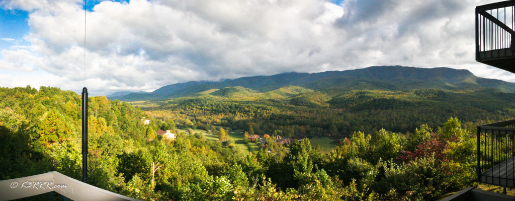 Balcony Panorama - Great Smoky Mountains National Park - ATAS120