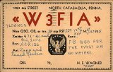 W3FIA - North Catasaqua, PA QSL & Ham Radio Original Vintage Postcard