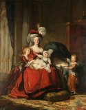 Oil Painting 'Louise Lisabeth Vigee Le Brun-Marie Antoinette And Her Children,1787' Printing On High Quality Polyster Canvas , 24x31 Inch / 61x78 Cm ,the Best Hallway Decoration And Home Decoration And Gifts Is This High Quality Art Decorative Prints On Canvas