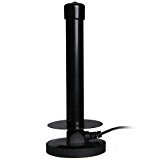 August DTA250 High Gain Free To Air TV Antenna - Portable Indoor/Outdoor Digital Aerial for USB TV Tuner / Digital Television / DAB Radio - With Magnetic Base