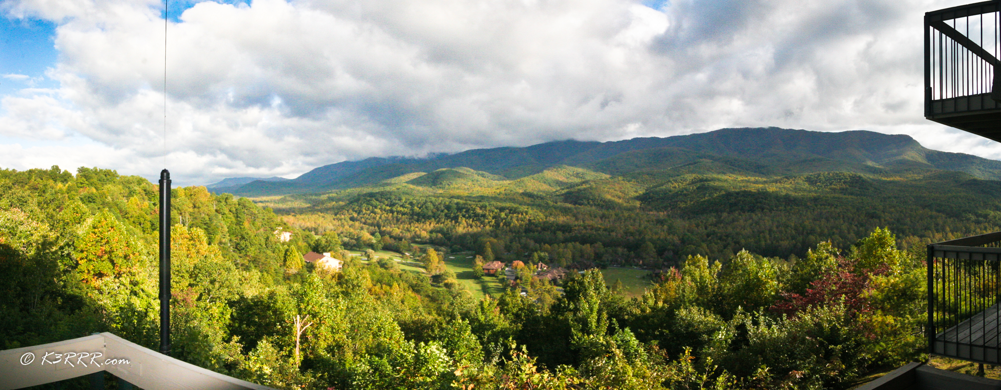 Balcony Panorama - Great Smoky Mountains National Park - ATAS An