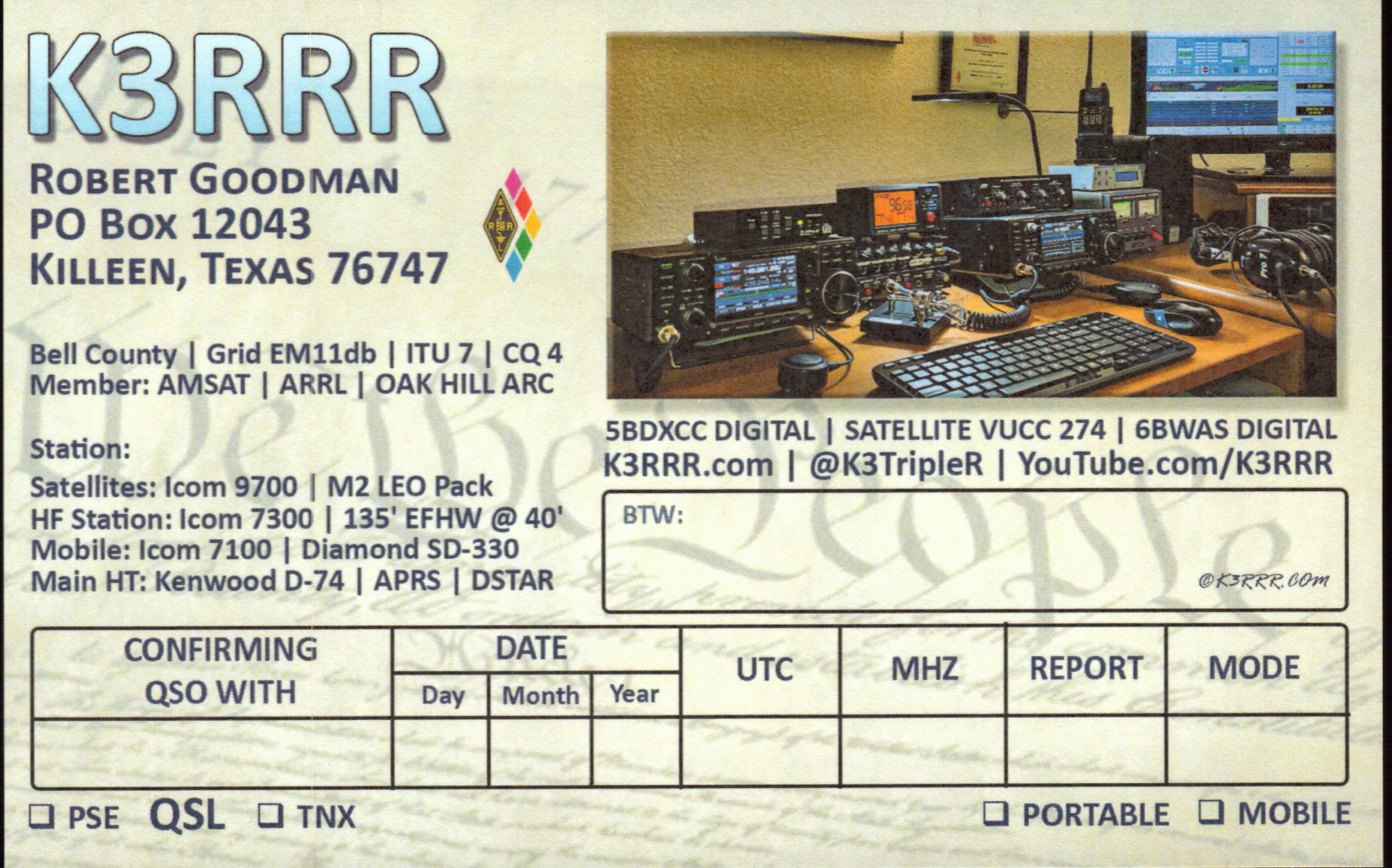 Qsl Cards Received K3rrr Kilo Three Triple R Amateur Radio Station